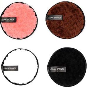 4Pcs Microfiber Makeup Remover Cloth Pads
